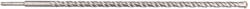 GRAPHITE Burghiu pentru beton SDS Plus cu varf dublu din carbid 20 x 600 mm 56T154 (56T154) Burghiu