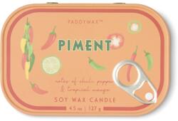 Paddywax Bistro Tin Piment lumânare parfumată în placă 127 g