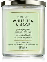 Bath & Body Works White Tea & Sage illatgyertya 227 g