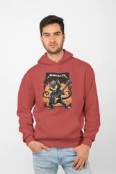 D&B Unisex Hoodie ZN00013 Meowtallica Halványpiros-Méret 2XL (ZN00013 Meowtallica SoftRed 2XL)