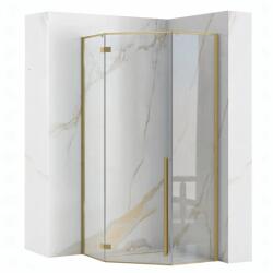Rea Cabina De Dus Diamond 100x100 Cm Brush Gold (REA-K5684)