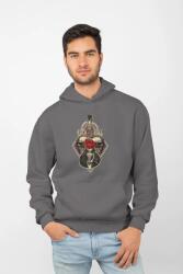 D&B Unisex Hoodie ZN00014 Rock Szénszürke-Méret S (ZN00014 Rock Charcoal S)