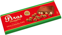 Piros Mogyorós tejcsokoládé egész mogyoróval 225 g
