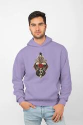 D&B Unisex Hoodie ZN00014 Rock Levendula-Méret 2XL (ZN00014 Rock Lavender 2XL)