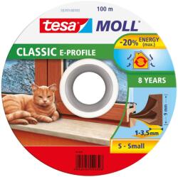 TESA tesamoll® Gumi tömítés, barna, ablakokhoz és ajtókhoz, E profil, dob 100m (55701-00101-00)