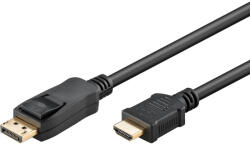 Goobay DisplayPort - HDMI 4K 60Hz kábel 5m (64844) (64844)