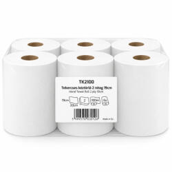  Alpha Maxi tekercses kéztörlő 2 réteg 100m cellulóz 6 tekercs/zsugor (TK2100)