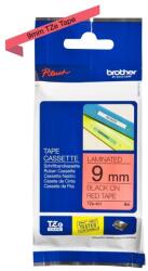 BROTHER Banda adeziva Brother TZe-421, 9 mm, negru pe rosu, 8 m (25370538)