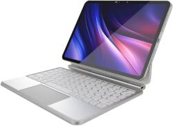 FIXED Typee Alu Apple iPad 10, 9" (2022)/iPad 11" (2025) tok + billentyűzet - EN, fehér (FIXTYA-10-EN-WH)