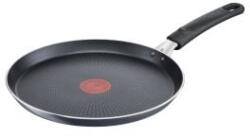 Tefal Tigaie pentru clatite XL Force C3851053, 25 cm, A nveliE antiaderent 100% sigur, de lunga durata, Thermo-Signal, , baza Diffusion+, aluminiu, negru (C3851053)
