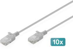 ASSMANN Cablu de legătură Digitus CAT6 U-UTP, 0, 3 m, gri (pachet de 10 bucăți) (DK-1618-003S-10)