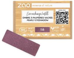 Zao Organic Makeup Fard pleoape, 118 plum, Zao