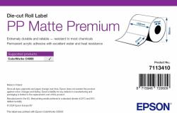 Epson 7113416 PP Matte Label Premium, pentru ColorWorks, 203 x 152 mm, 1000 de etichete autoadezive albe (7113416)