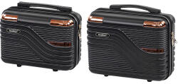 Leziter Set de valize TraveLux Urban II, negru (LTRUBS-II-BL) Valiza