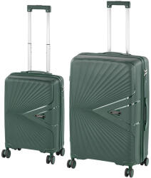 Leziter Set de valize cu roți TraveLux Endure III, verde închis (LTREBS-III-DG) Valiza