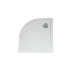 Wellis Bazin de duș SMC curbat, de dimensiuni 80x80x4 cm (WC00411)