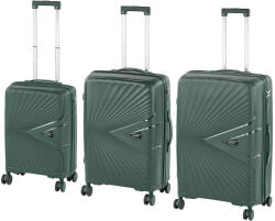 Leziter Set de valize cu roți TraveLux Endure, verde închis (LTREBS-DG) Valiza