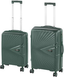 Leziter Set de valize cu roți TraveLux Endure II, verde închis (LTREBS-II-DG) Valiza