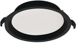 Kanlux 26380 TIBERI beltéri LED panel, fekete színben, 2310 lm, max 21 W teljesítmény, 3000/3500/4000 K (választható), IP44/20 védettséggel, 50000 h élettartammal, 220-240 V ( Kanlux 26380 ) (26380)