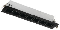 Kanlux 37033 HIERRO beltéri beépíthető LED lámpatest, fekete színben, 1450 lm, 14 W teljesítmény, 3000 K, IP20 védettséggel, 50000 h élettartammal, 220-240 V AC ( Kanlux 37033 ) (37033)