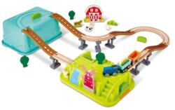 Hape Set trenuleț Hape în cutie - Fermă (OLP1088E3783A) Trenulet