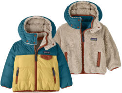Patagonia Baby Reversible Tribbles Hoody - LMST Mărime copii: 5 ani / Culoare: albastru/galben (61160_LMST)