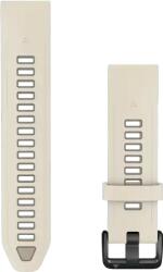 Garmin QuickFit 20mm óraszíj - krémszín/franciaszürke, szilikon