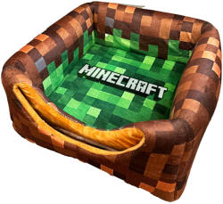 Minecraft Macskafekhely - 2in1 Kuckó és Nyitott Fekhely, Puha Kialakítással