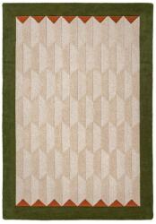 Flair Rugs Covor verde/în culoare naturală țesut manual din lână 200x290 cm Apex Border Wool - Flair Rugs Covor