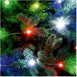 Somogyi Elektronic SOMOGYI Home ML26M micro LED fényfüzér, beltéri kivitel, 20 db színes micro LED, 1, 9 m füzérhossz, elemes (ML26M)