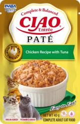 Inaba Foods Cat Ciao Entrée Paté Chicken with Tuna - csirke-tonhal 40 g