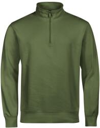 MALFINI Bluză Summit cu fermoar scurt - Khaki | M (4290914)