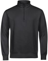MALFINI Bluză Summit cu fermoar scurt - Ebony gray | 2XL (4299417)