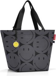 Reisenthel Shopper M Smiley grey (ZS7085)