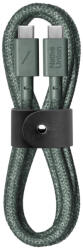 Native Union Belt Cable USB-C to USB-C 1, 2m - Slate Green (BELT-C-GRN-2-NP)