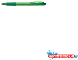 Pentel Golyóstoll nyomógombos 0, 35mm, BK417-D Pentel Wow, írásszín zöld (ORI_BK417D)