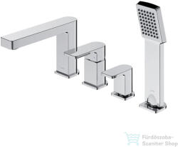 Omnires BARETTI 4 üléses kádtöltő csaptelep, króm BA7832CR (BA7832CR)