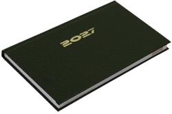 Realsystem Zsebnaptár 2027 fekvő REAL Carbon 5711-88 zöld