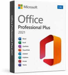 Microsoft Licență Office 2021 Pro Plus 1 PC - Activare Online