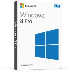 Microsoft Licență Windows 8 Pro 5 PC - Activare Online