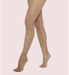 Knittex CHANTILLY 30 DEN mintás latte színű harisnyanadrág