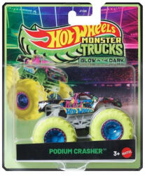 Mattel Hot Wheels Monster Trucks sötétben világító - Podium Crasher (JFX09)