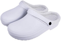 TifanTEX Papuci albi pentru bărbați, izolați RS1303 (Papuci călduroși) (1155E4)
