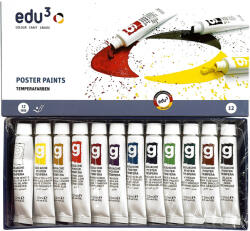 Edu3 26- Tempera tubusos Edu3, 12 x 12 ml - 4111012
