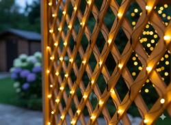  Karácsonyi fényháló 2x2 m, 256 LED - meleg fehér (LED1681)