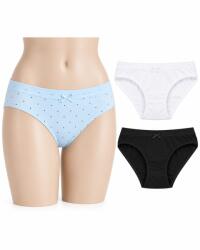 Donella női bugyi 3 db-os csomag - klasszikus, 95% pamut - M-2XL