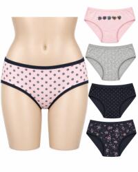 Donella magas derekú női bugyi 5 db-os csomag - 95% pamut - L-4XL