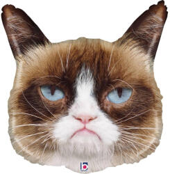 Állatos Grumpy Cat Face fólia lufi 61 cm (GBB35532)