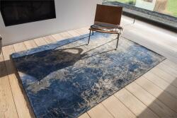 Louis De Poortere mosható műszálas szőnyeg Cracks Abyss Blue 8629 - 170 x 240 cm