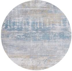 Louis De Poortere mosható műszálas körszőnyeg Streaks Long Island Blue 8718 - Ø 240 cm